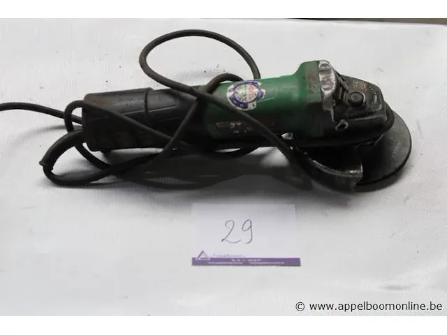 Haakse slijptol, hikoki g 13byeq, 1320w, 125mm, bj 2020 - afbeelding 1 van  3