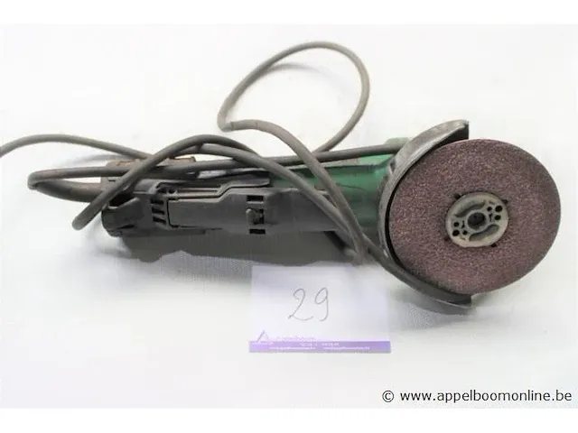 Haakse slijptol, hikoki g 13byeq, 1320w, 125mm, bj 2020 - afbeelding 3 van  3