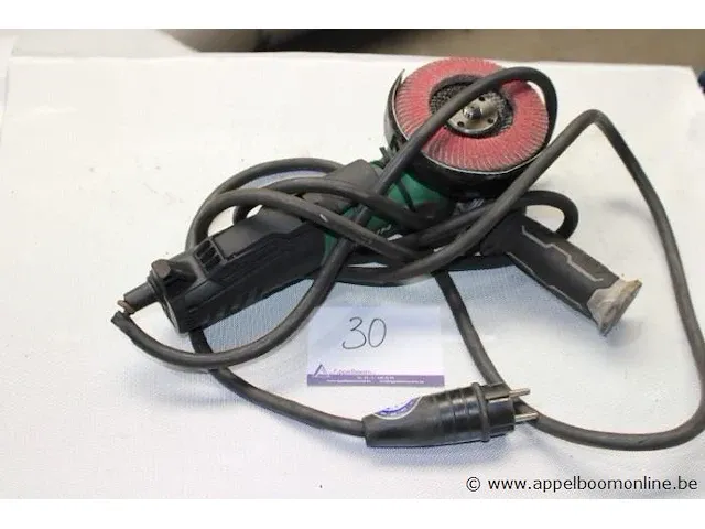 Haakse slijptol, hikoki g 13byeq, 1320w, 125mm, bj 2020 - afbeelding 3 van  3