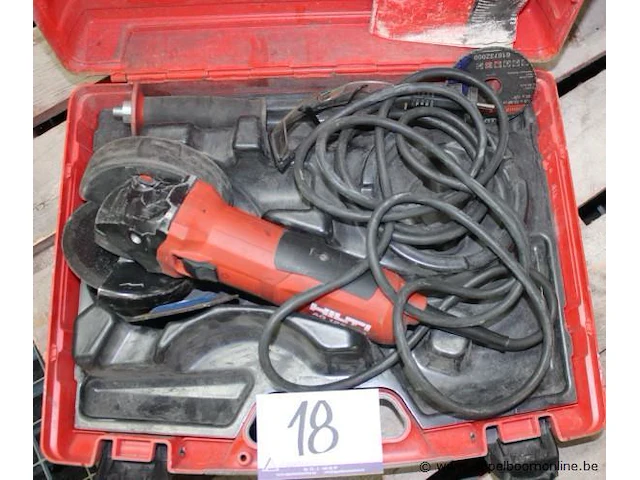 Haakse slijptol hilti ag 125-13s - afbeelding 1 van  2