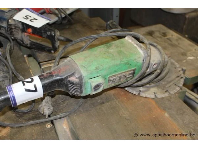 Haakse slijptol hitachi - afbeelding 1 van  2