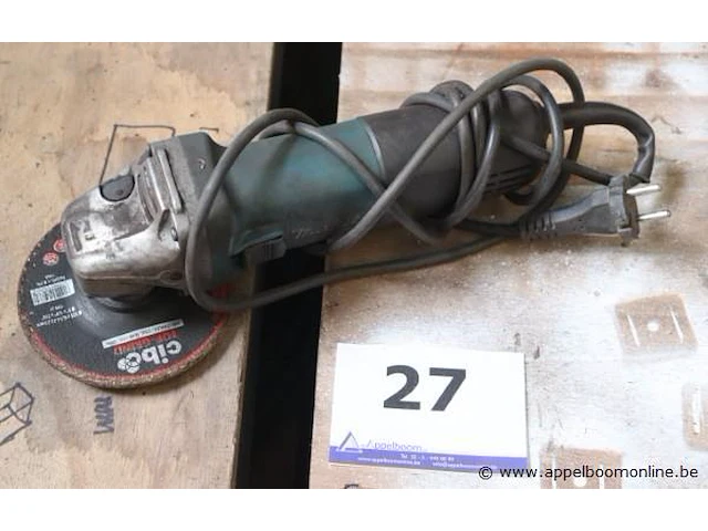 Haakse slijptol makita 9558hn - afbeelding 1 van  2