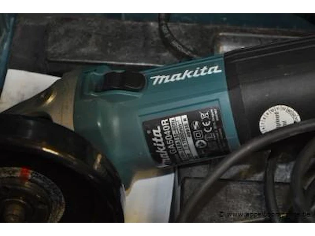 Haakse slijptol makita ga5040r - afbeelding 2 van  2