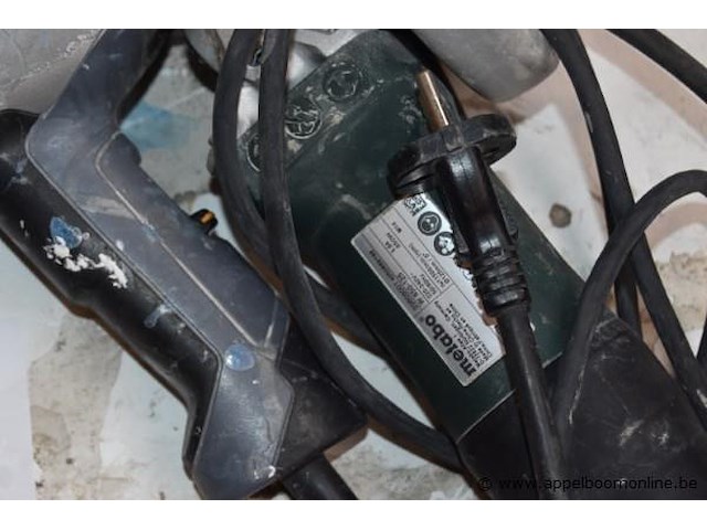 Haakse slijptol metabo w850 en heteluchtblazer - afbeelding 2 van  2