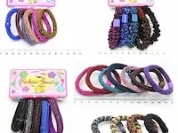 Haarbanden mix kleuren 60 stuks