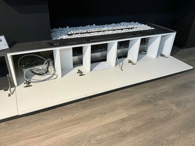 Haard bio-ethanol automaat incl. haardwand - afbeelding 8 van  10