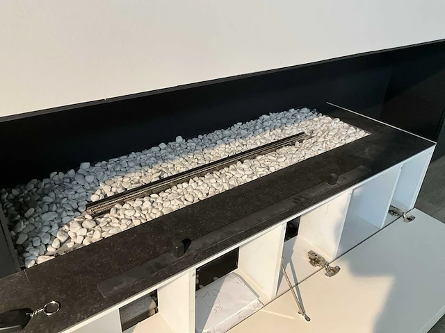 Haard bio-ethanol automaat incl. haardwand - afbeelding 9 van  10