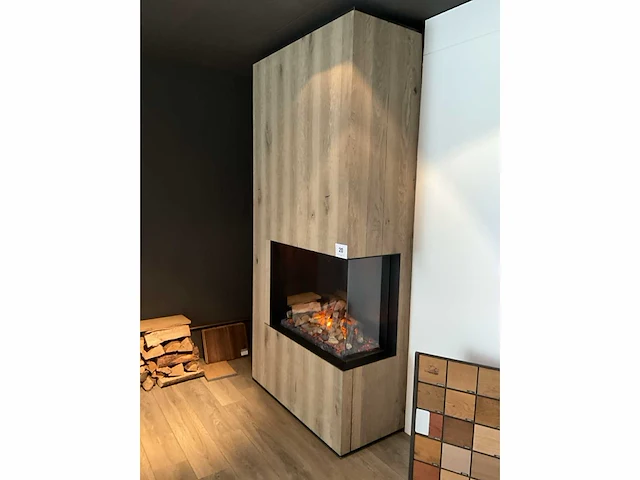 Haard e-matrix 800/650ii waterstof incl. haardwand - afbeelding 1 van  5