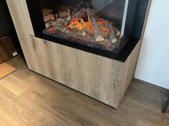 Haard e-matrix 800/650ii waterstof incl. haardwand - afbeelding 2 van  5