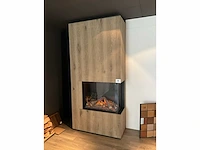 Haard e-matrix 800/650ii waterstof incl. haardwand - afbeelding 4 van  5