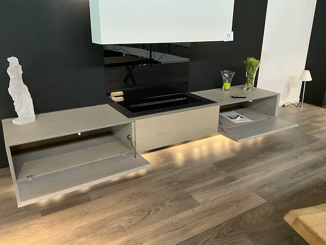 Haard ibio electronic premium 60 incl. haardwand - afbeelding 8 van  9