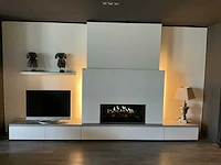 Haard kalfire e-one incl. haardwand - afbeelding 1 van  9