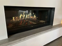 Haard kalfire e-one incl. haardwand - afbeelding 2 van  9