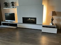 Haard kalfire e-one incl. haardwand - afbeelding 3 van  9