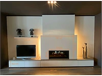 Haard kalfire e-one incl. haardwand - afbeelding 9 van  9