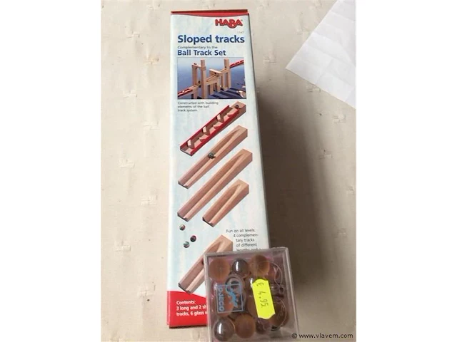 Haba knikkerbaan uitbreiding + knikkers - afbeelding 2 van  2