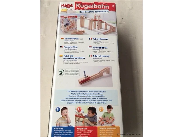 Haba knikkerbaan uitbreiding + knikkers - afbeelding 2 van  2