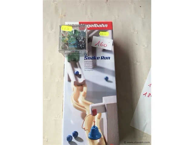 Haba knikkerbaan uitbreiding + knikkers - afbeelding 1 van  2