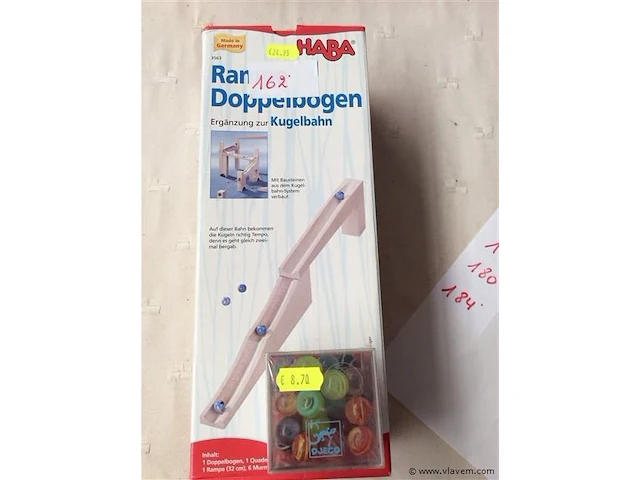 Haba knikkerbaan uitbreiding + knikkers - afbeelding 1 van  2