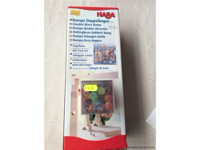 Haba knikkerbaan uitbreiding + knikkers - afbeelding 2 van  2