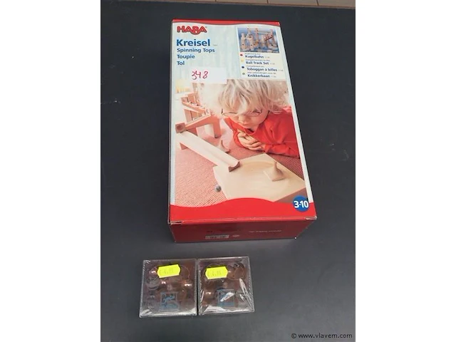 Haba knikkerbaan uitbreiding + knikkers - afbeelding 1 van  2