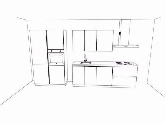 Häcker concept 130 - comet geplamuurde beton grafiet - afbeelding 2 van  23
