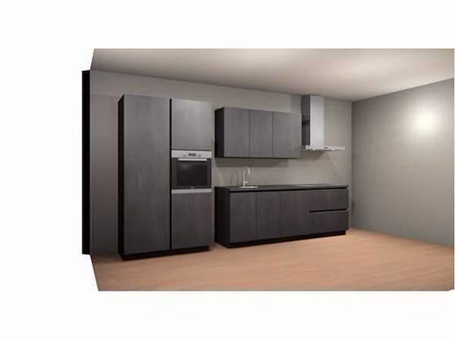 Häcker concept 130 - comet geplamuurde beton grafiet - afbeelding 12 van  23