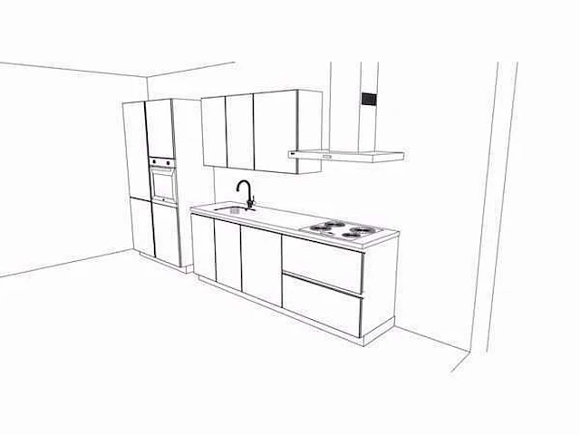 Häcker concept 130 - comet geplamuurde beton grafiet - afbeelding 23 van  23