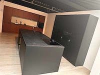 Häcker concept130 - topsoft lak mat zwart - eiland - afbeelding 19 van  25