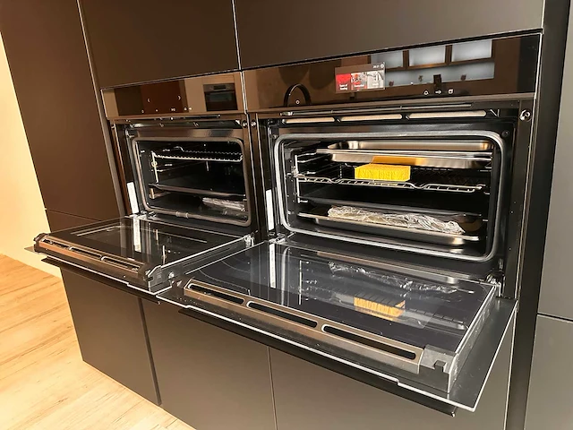 Häcker concept130 - topsoft lak mat zwart - eiland - afbeelding 21 van  25