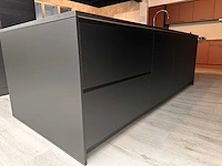 Häcker concept130 - topsoft lak mat zwart - eiland - afbeelding 23 van  25