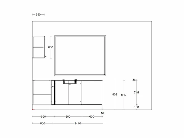 Hacker crema-magnolia mat hoek keuken - afbeelding 3 van  16