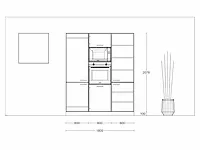 Hacker mat lak eucalyptus eiland keuken - afbeelding 5 van  24