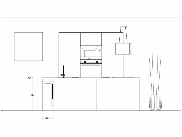 Hacker mat lak eucalyptus eiland keuken - afbeelding 7 van  24