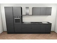 Hacker zwart mat rechte keuken - afbeelding 9 van  16