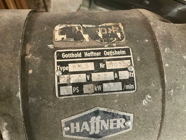 Haffner slijpmachine / slijpsteen - afbeelding 2 van  3