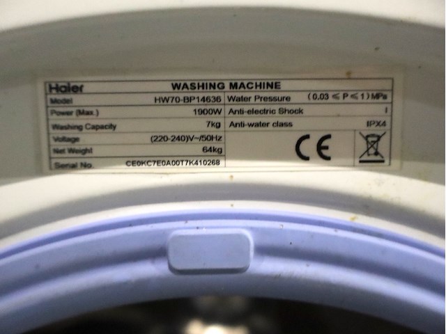 Haier wasmachine - afbeelding 6 van  6