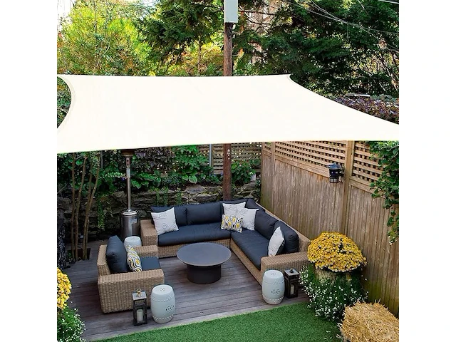 Haikus zonnezeil (4 x 4 m) - afbeelding 1 van  4