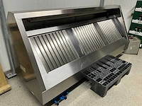 Hakvoort rvs afzuigkap 2000mm