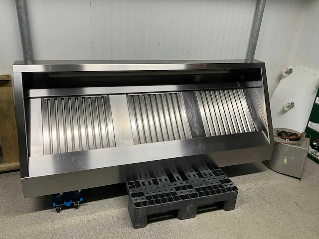 Hakvoort rvs afzuigkap 2000mm - afbeelding 3 van  10