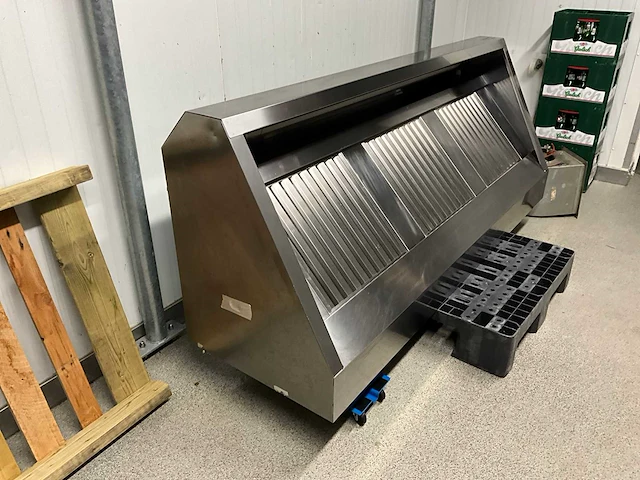 Hakvoort rvs afzuigkap 2000mm - afbeelding 4 van  10