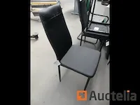 Halfleder stoelen en stoelen stof - afbeelding 3 van  9