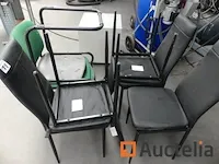 Halfleder stoelen en stoelen stof - afbeelding 5 van  9