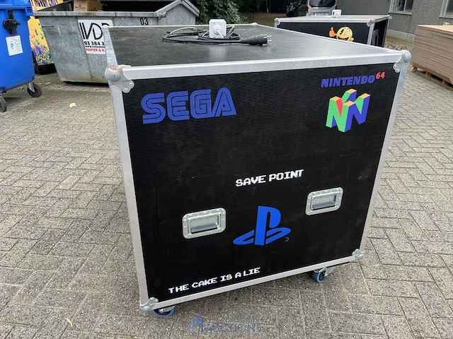 Halfopen flightcase met 4 barkrukken - afbeelding 4 van  10