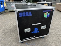 Halfopen flightcase met 4 barkrukken - afbeelding 4 van  10