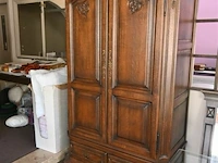 Halkast in massief eik - 150x70x210 cm