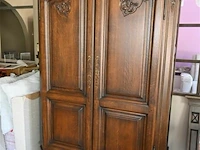Halkast in massief eik - 150x70x210 cm - afbeelding 2 van  2