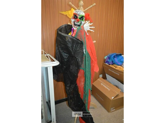 Halloween clown op batterijen - afbeelding 1 van  4