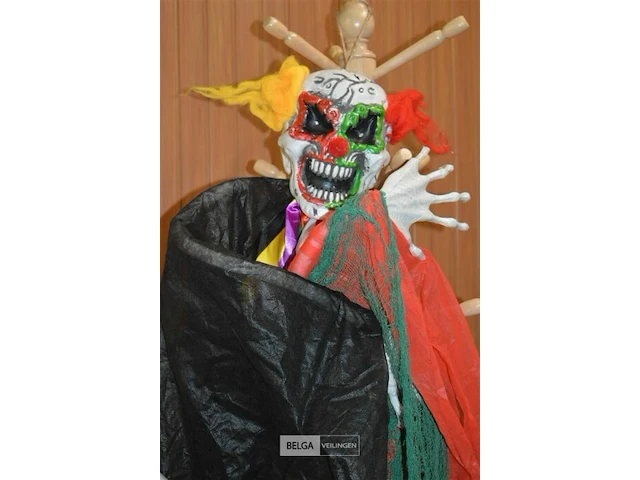 Halloween clown op batterijen - afbeelding 2 van  4