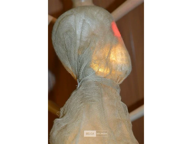 Halloween deco geraamte met licht - afbeelding 4 van  4